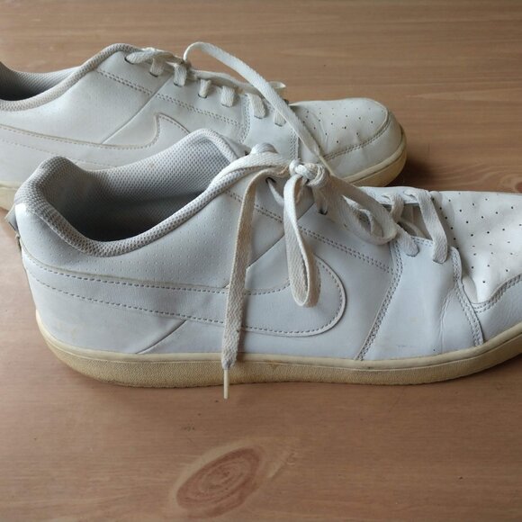 Nike Backboard II Mid White Lace up Sneaker Shoe Athletic Men's Size 14 - Picture 4 of 5